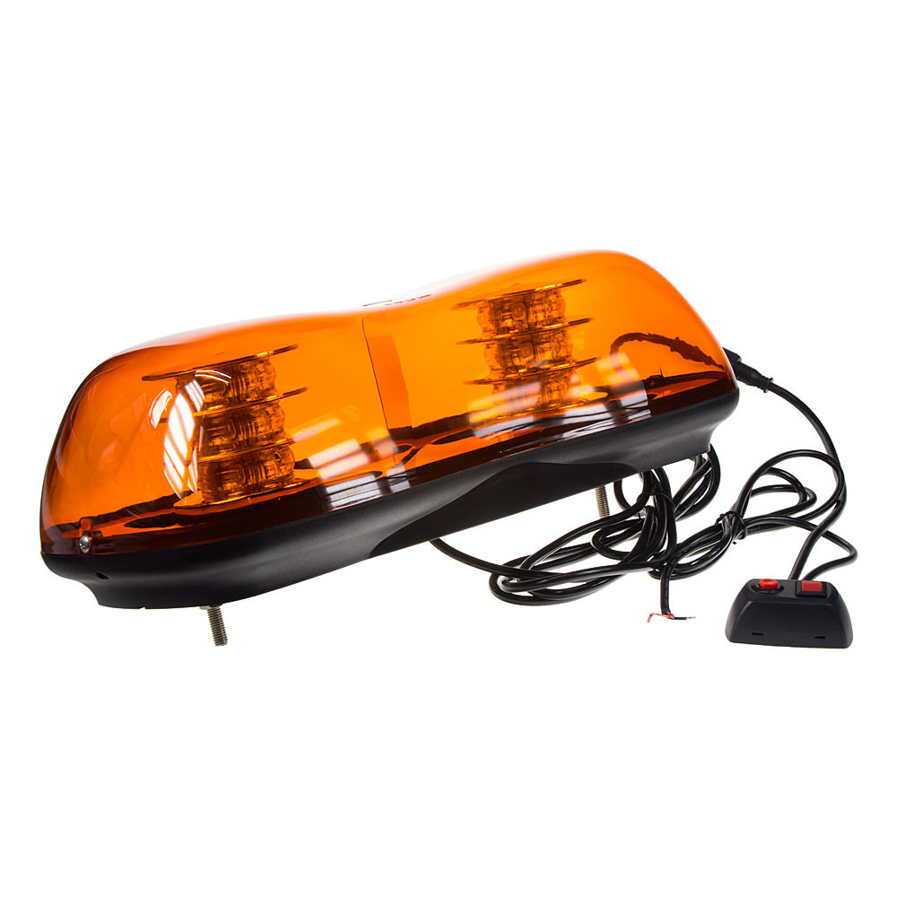 LED rampa oranžová, 36LEDx3W, fix, 12-24V, 419mm, ECE R65 R10