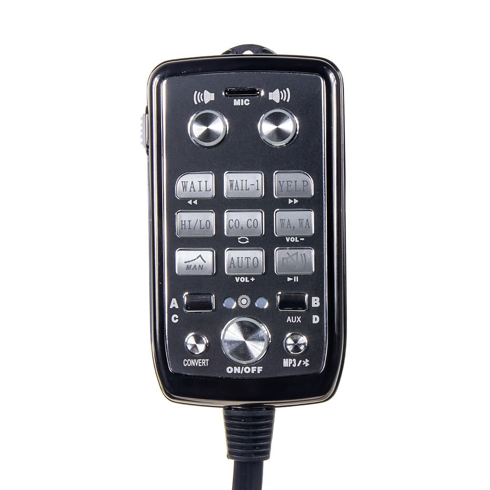Profesionální výstražný systém s mikrofonem 200W, Bluetooth + USB